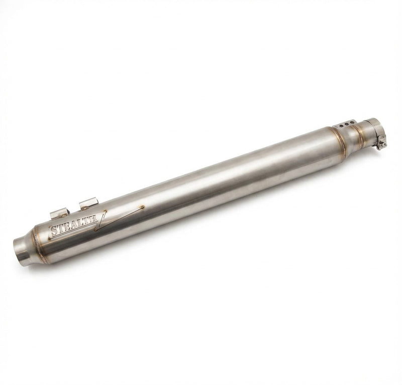 Pipe Bomb Full Length Harley Bagger Slip On 2.25" Muffler