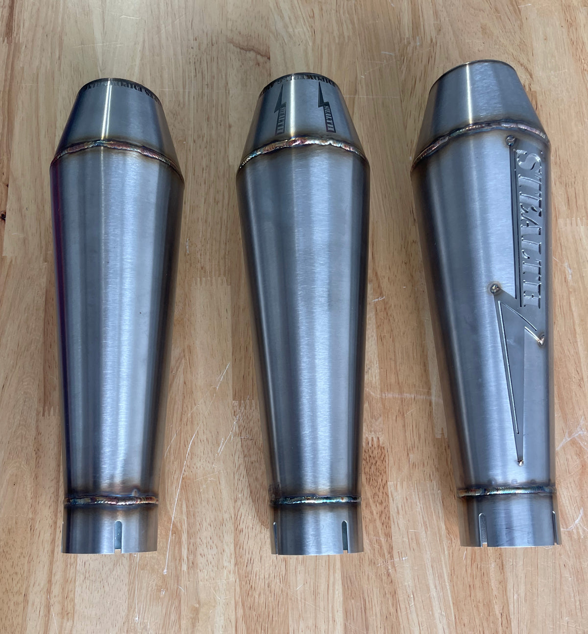 Reverse Cone 2.25" Slip On Muffler, photo 13 of 14