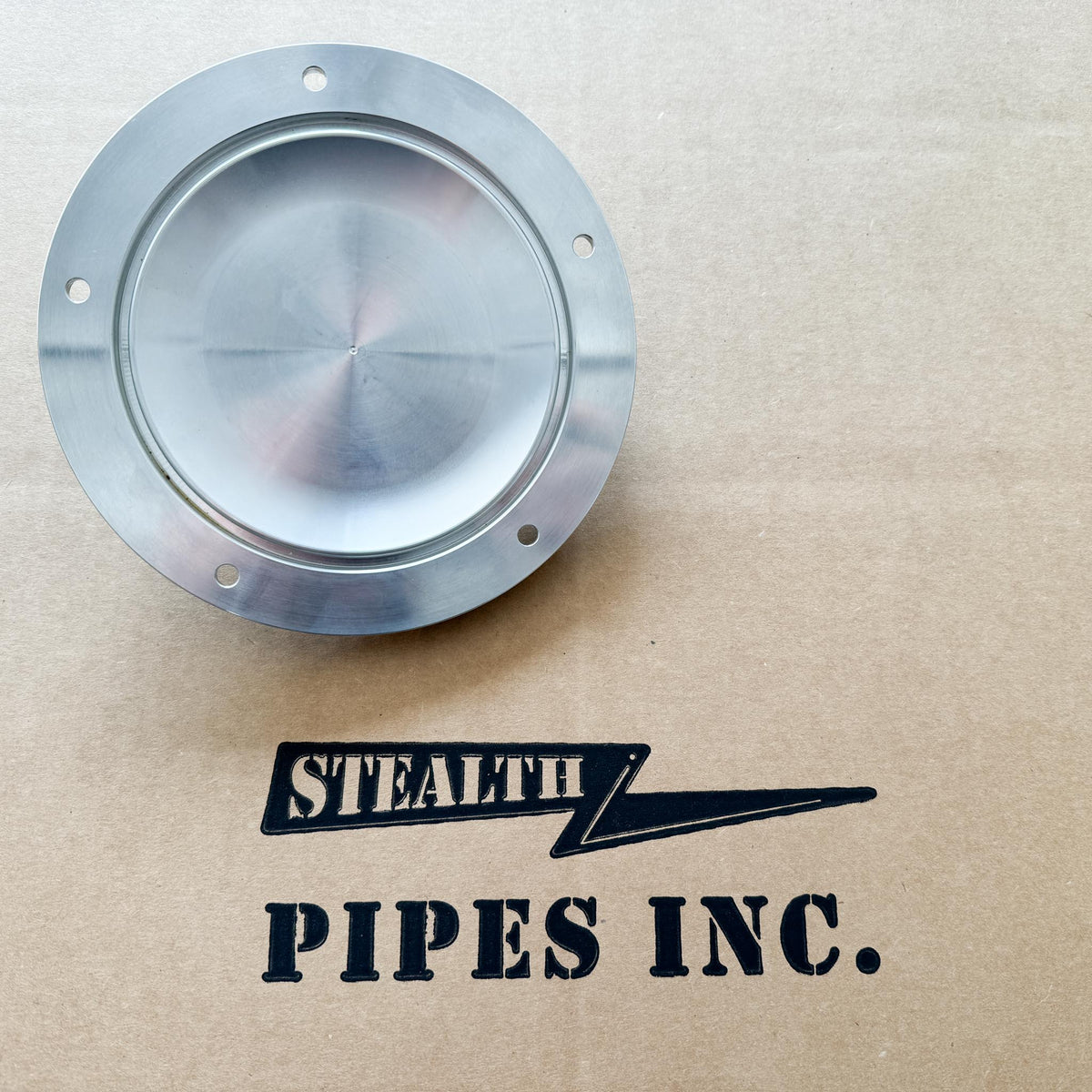 Stealth Pipes M8 Derby Cover – aircraft grade aluminum with optional custom engraving, fits 2015+ Harley Touring, photo 4 of 4