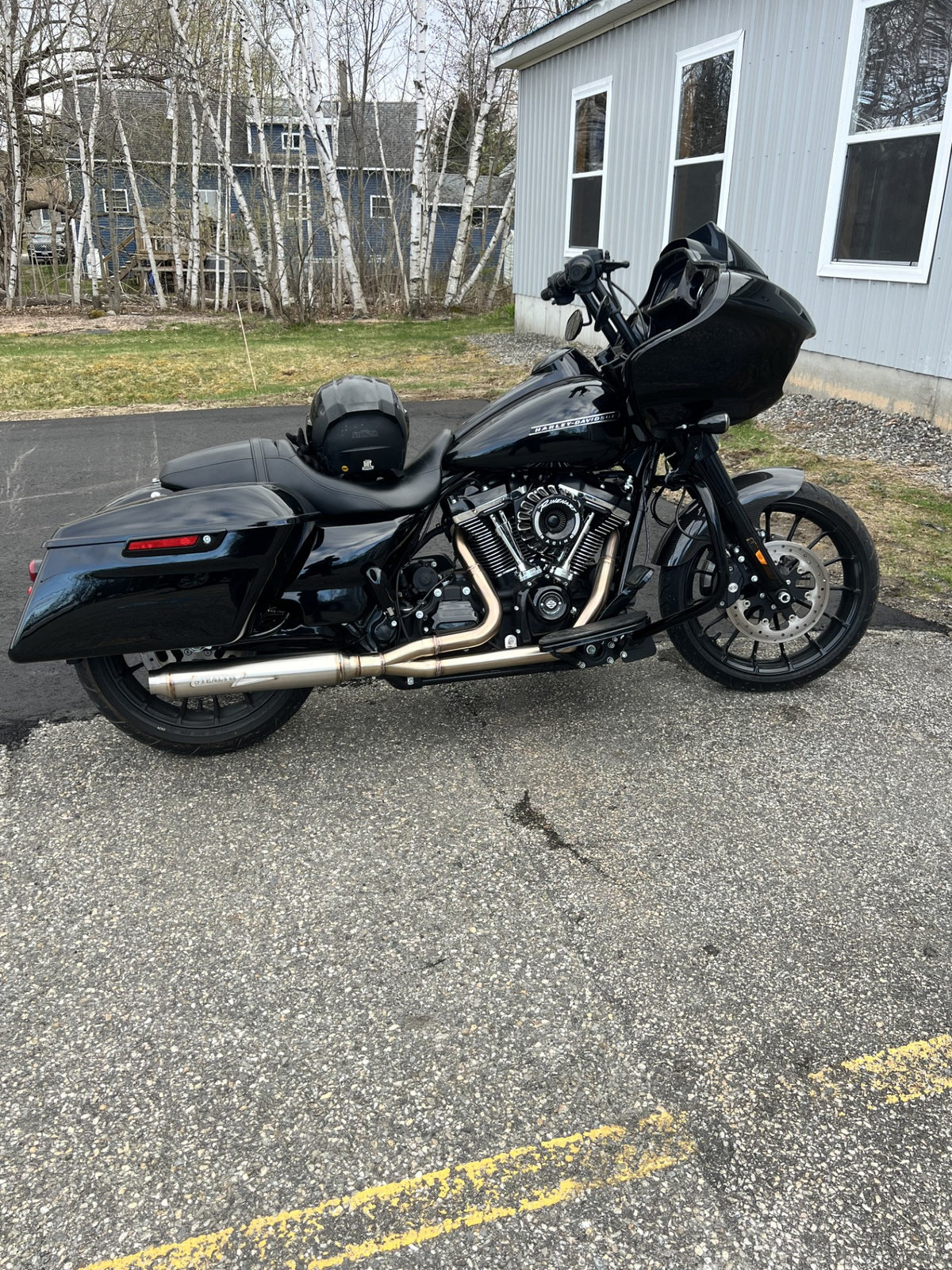 2017–2025 Harley M8 Bagger with Stealth Pipes stainless exhaust system – American-made performance upgrade, photo 16 of 30