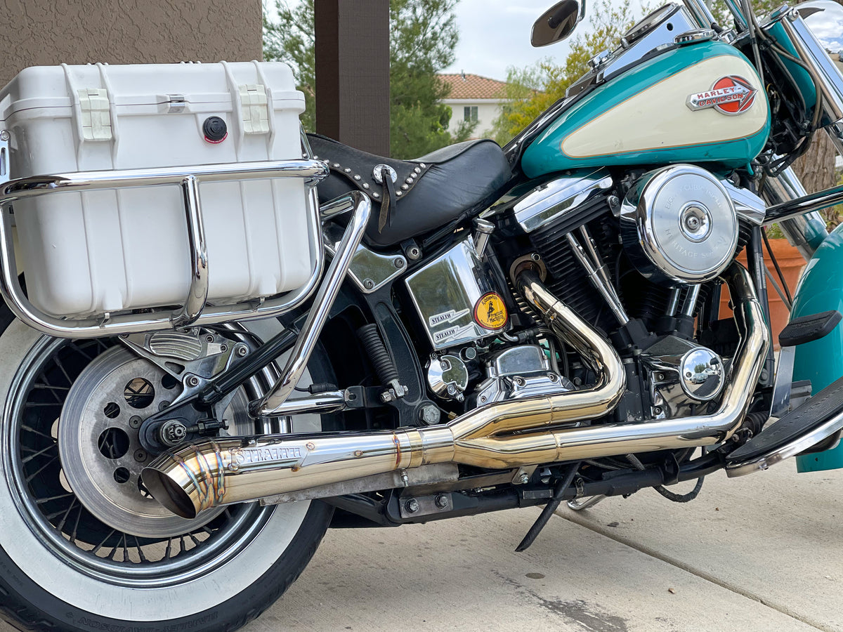 1987 to 2017 Harley Softail Full Exhaust System, photo 6 of 15