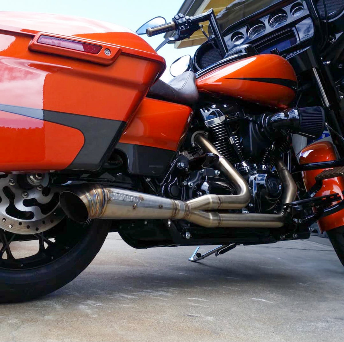 2017–2025 Harley M8 Bagger with Stealth Pipes stainless exhaust system – American-made performance upgrade, photo 13 of 30