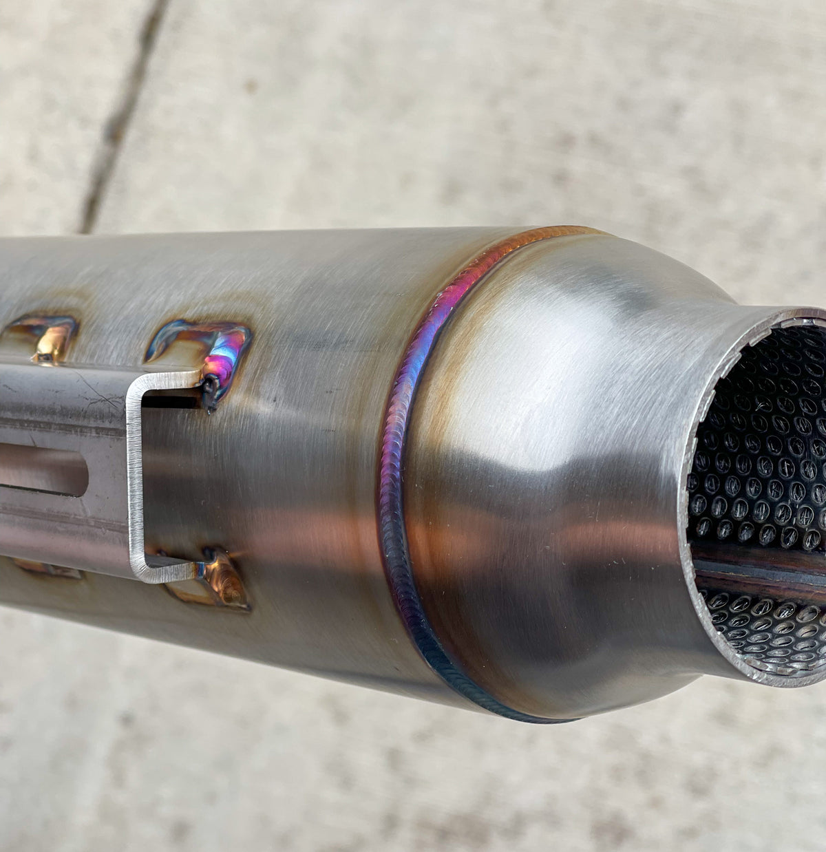 Pipe Bomb 2.25" Slip On Muffler, photo 9 of 9
