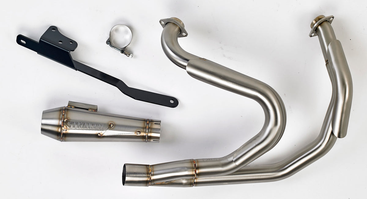 Stealth Pipes exhaust system for 2004–2022 Harley Sportster – stainless steel headers and muffler, photo 1 of 12