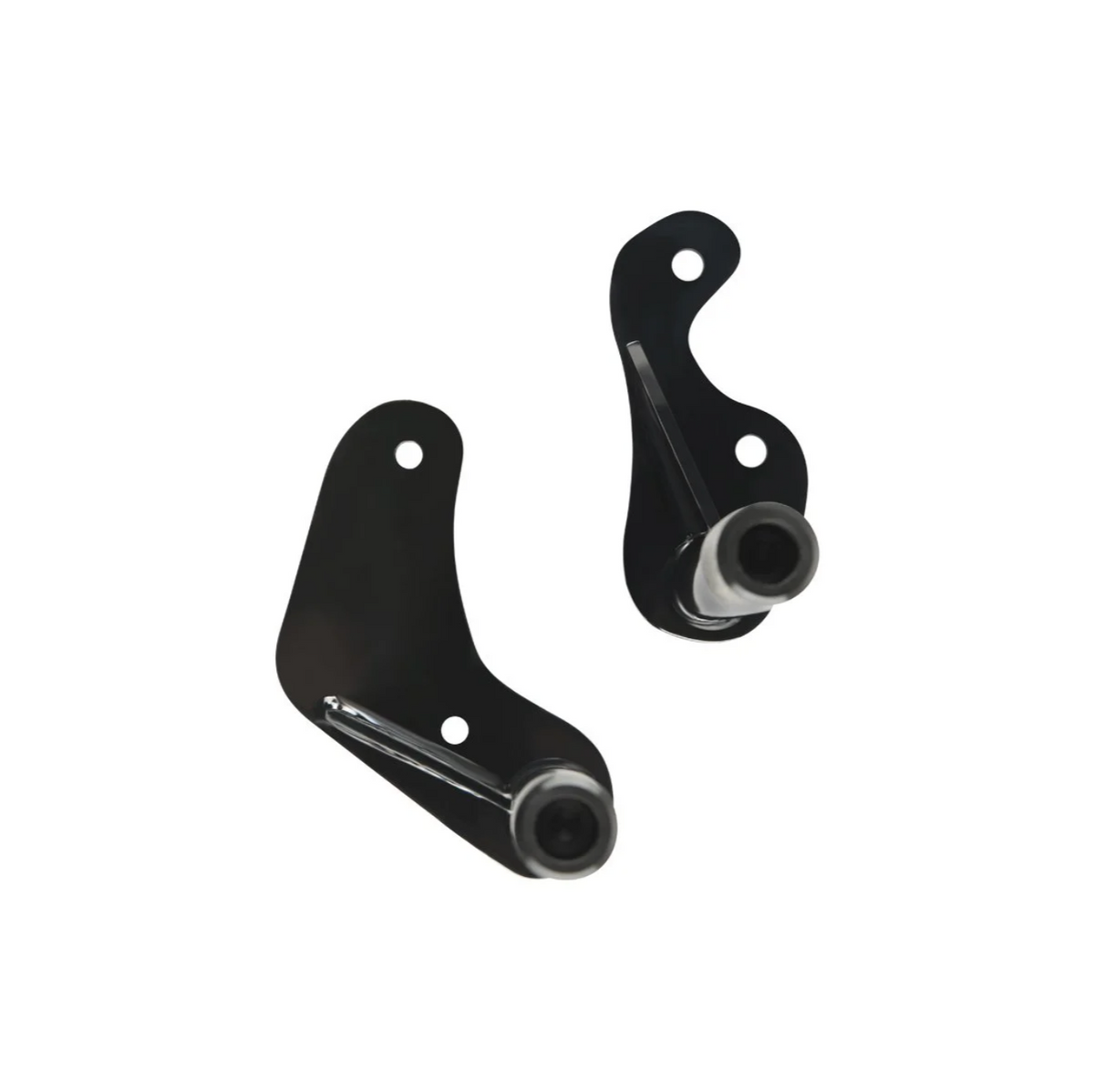 A pair of Softail Rear Crash Bars/Pegs for motorcycles, displayed against a white background., photo 2 of 2